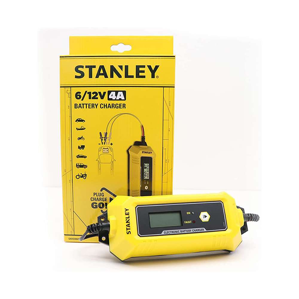 Stanley Smart Battery Charger 4 Amp for 6V/12V Batteries 3