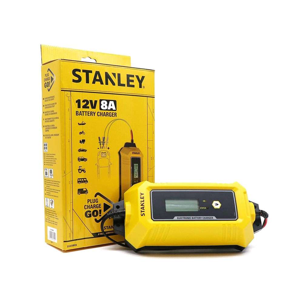 Stanley Smart Battery Charger 8 Amp for 6V/12V Batteries 3