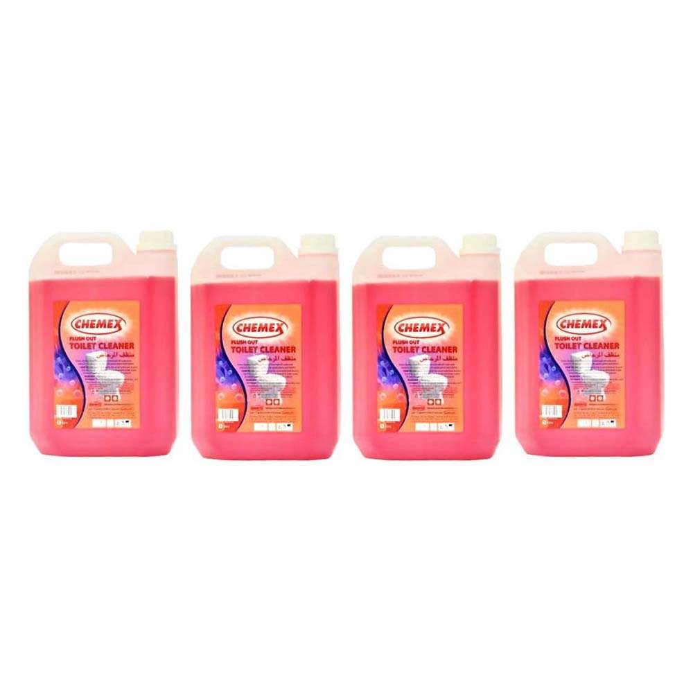 منظف المراحيض كيميكس (Chemex) فلاش أوت سعة (5L) يباع (4Pcs per Pack) 3