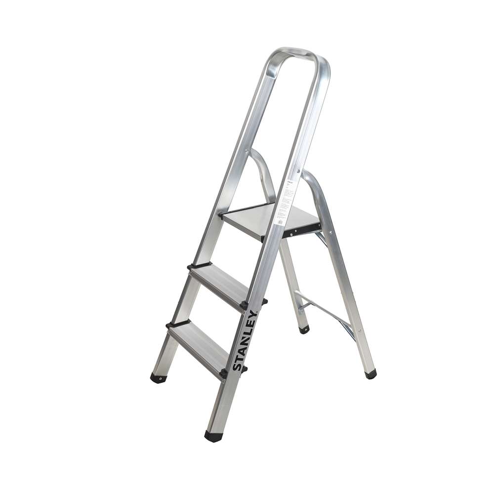 Stanley 3 Step Aluminium Ladder 110 x 395 x 1170mm 0