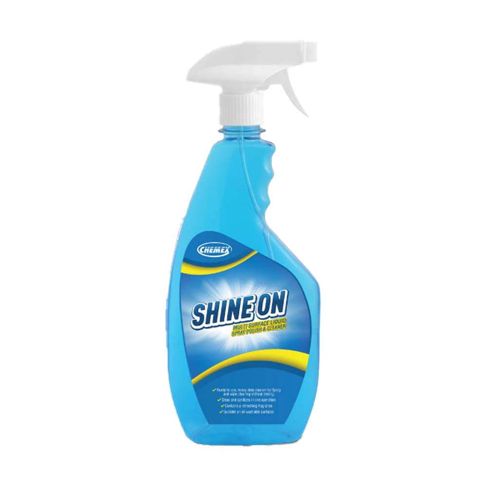 Chemex+ Shine On Spray & Wipe Surface Cleaner 650ML 0