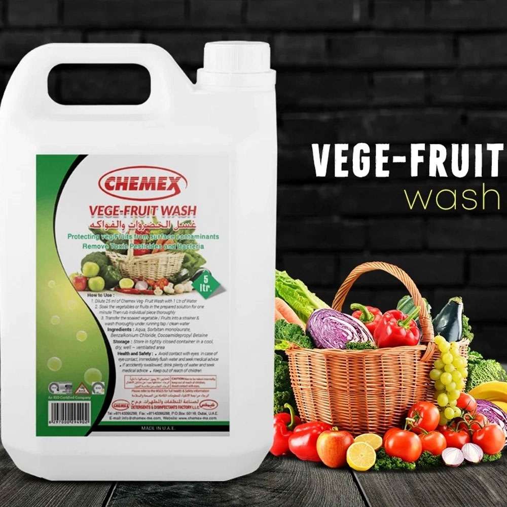 Chemex Fruit & Veggie Wash Sanitizer Disinfectant, 5L 2