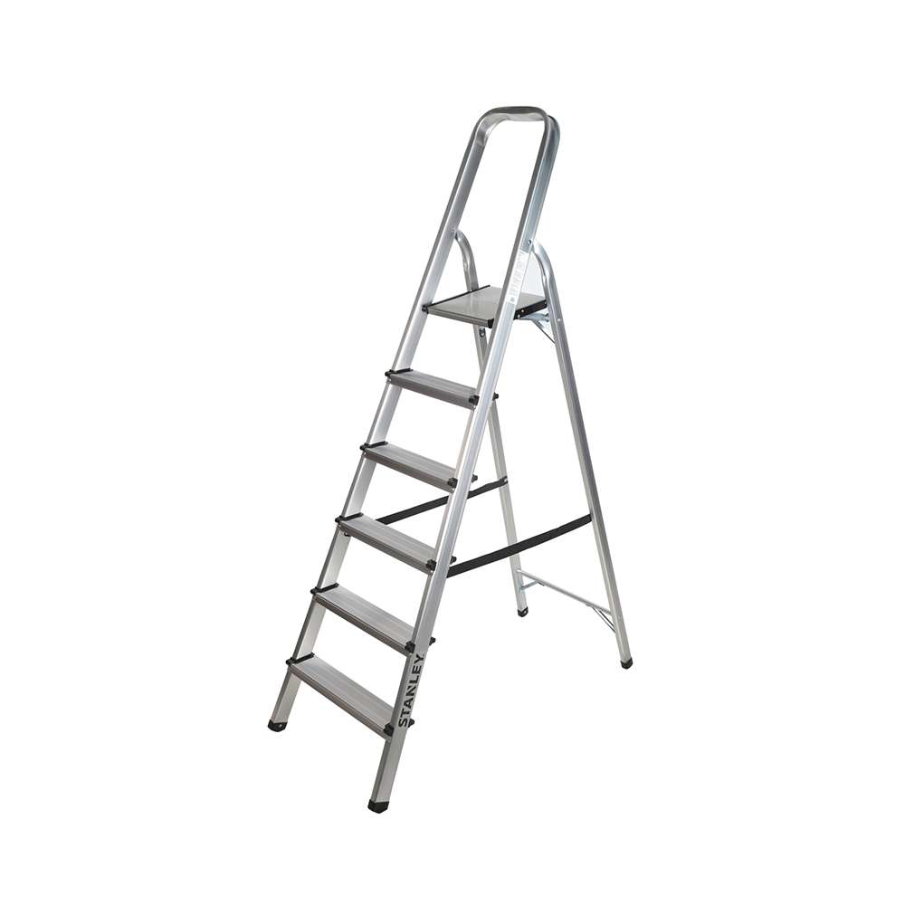 Stanley 6 Step Aluminium Ladder 110 x 470 x 1810mm 0