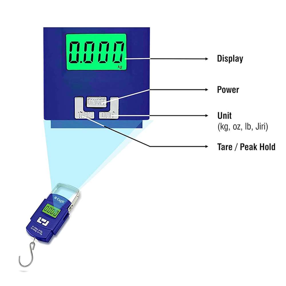 Eagle Luggage Weighing Scale, Capacity 4