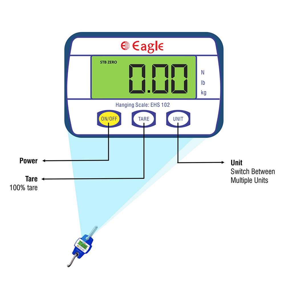 Eagle EHS-102-60 Luggage Weighing Scale, Capacity 60 kg 4