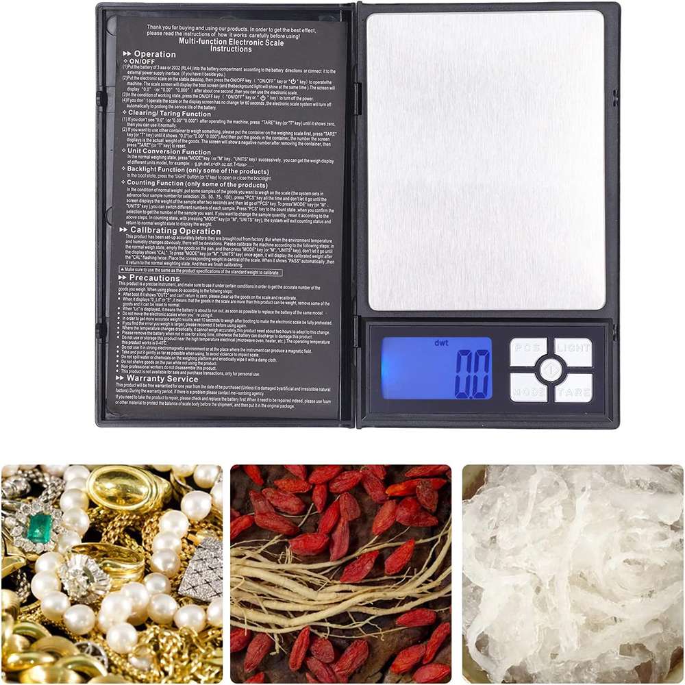ميزان الجيب المحمول إيجل (Eagle) نوت بوك بسعة وزنية (0.01g-600g) موديل (NB-600) 5