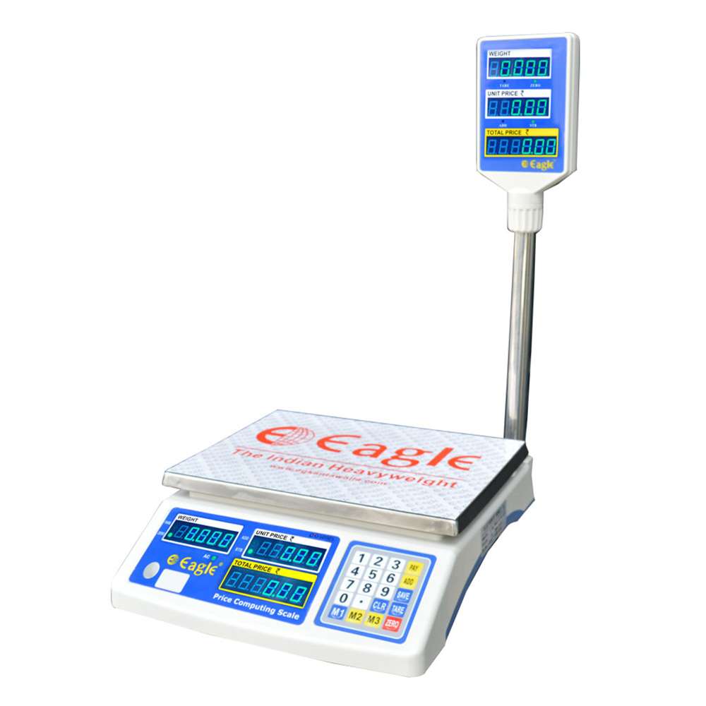 ميزان إيجل (Eagle) مع ميزة حساب السعر بسعة وزنية (5g-15kg) موديل (EPC 113 POLE) 0