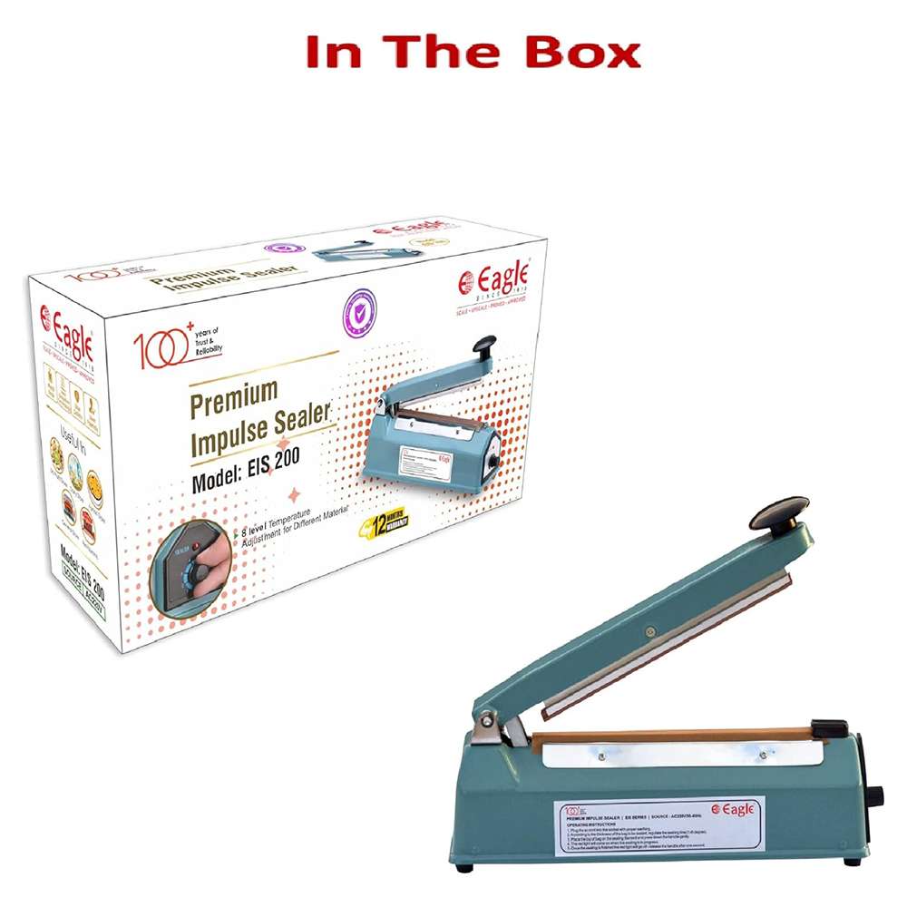 Eagle EIS-300 Impulse Heat Sealer, Seal Length 300mm, Heating time 0.2-1.5Sec 8
