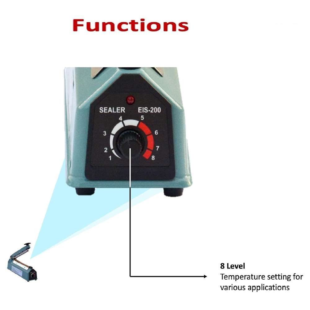 Eagle EIS-400 Impulse Heat Sealer, Seal Length 400mm, Heating time 0.2-1.5Sec 7