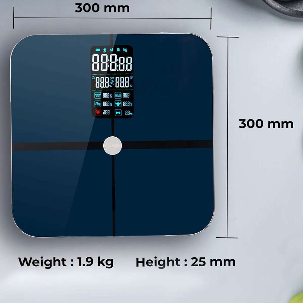 Eagle EEP1002A Smart Personal Weighing Scale with bluetooth connectivity, Capacity 100gm-200Kg 16