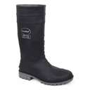 Vaultex RBS12 PVC Steel Toe Safety Gumboots - Black 0