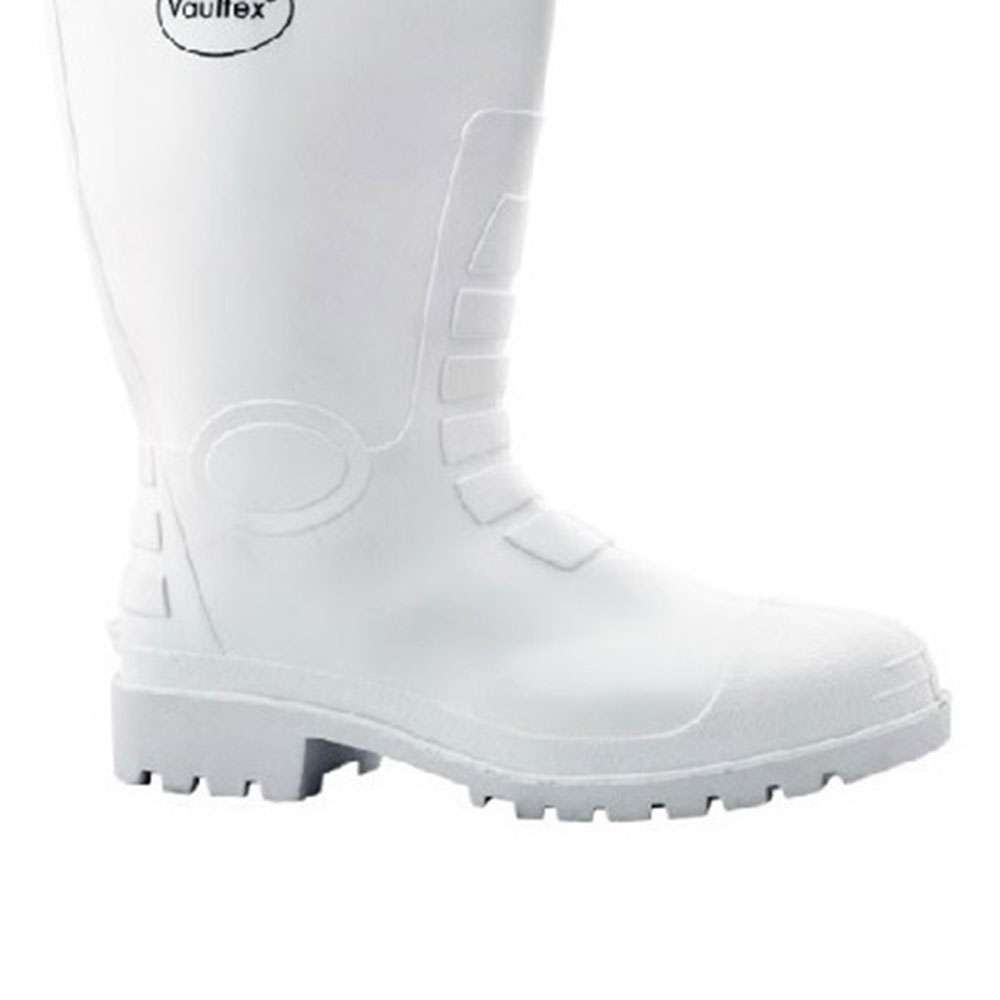 Vaultex RBW12 PVC Steel Toe Safety Gumboots - White 1