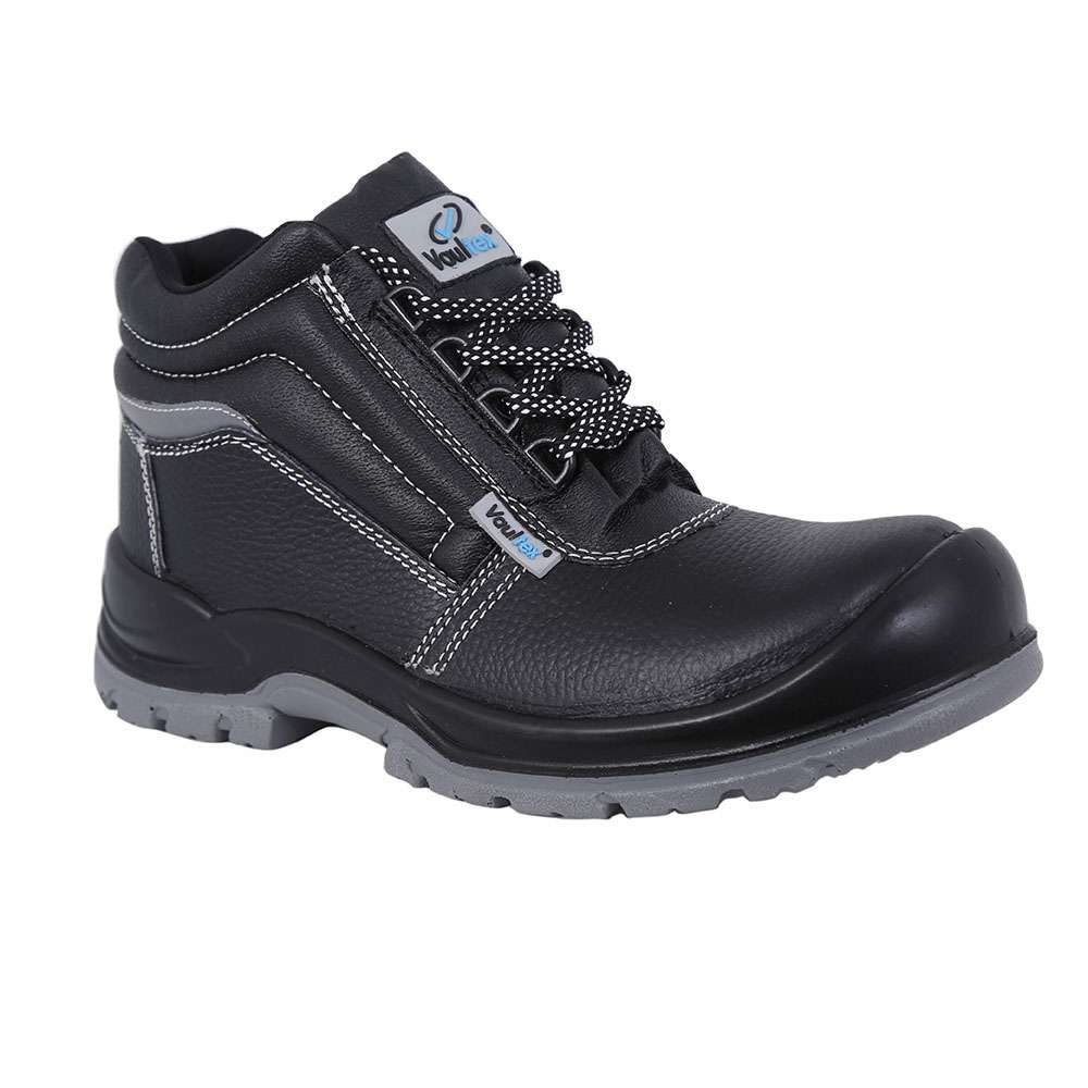 Vaultex ROU High Ankle S3 SRC Composite Toe Safety Shoes,Black, 44 0