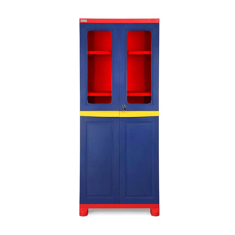 Nilkamal Freedom Big 2 Cabinet Red/Blue - FB2 0