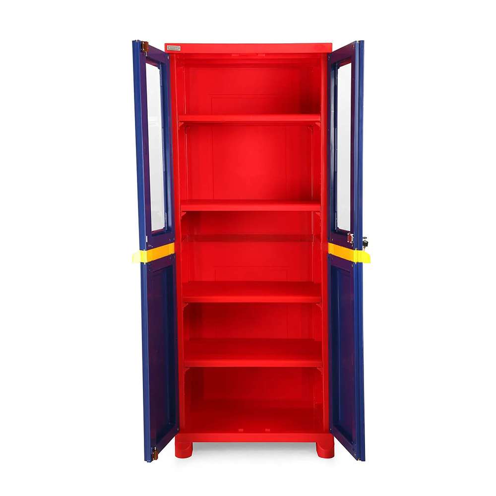 Nilkamal Freedom Big 2 Cabinet Red/Blue - FB2 1