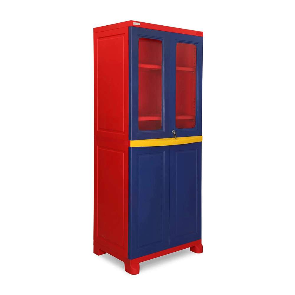 Nilkamal Freedom Big 2 Cabinet Red/Blue - FB2 2