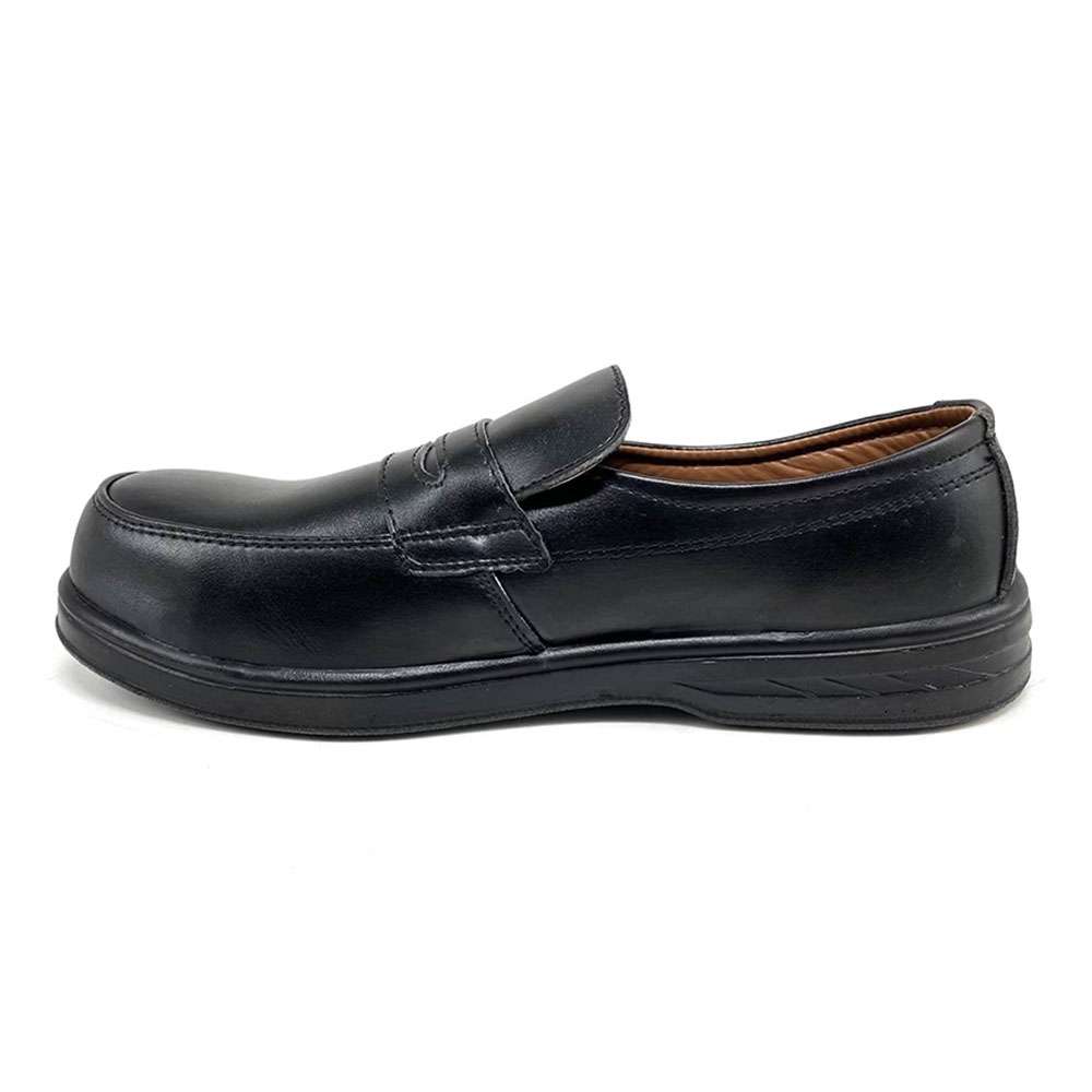 Vaultex VE5 S3 Low Ankle Steel Toe Executive Safety Shoes - Black, 45 3