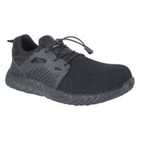 Workland 2TMB Low Ankle Composite Toe Safety Shoes, Black