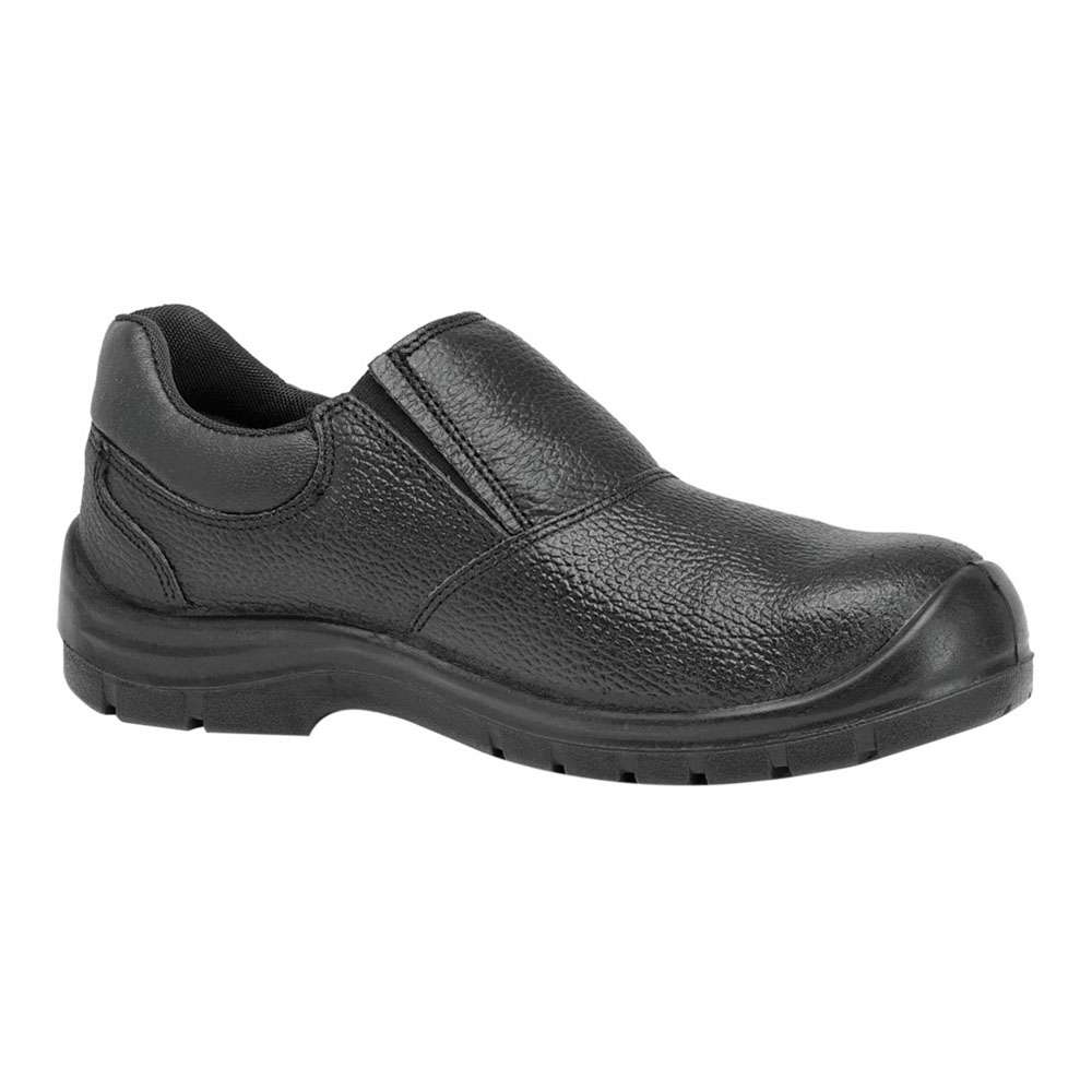 Vaultex AMJ Low Ankle Safety Shoes, Slip Resistant, Oil Resistant, Black, 38 0