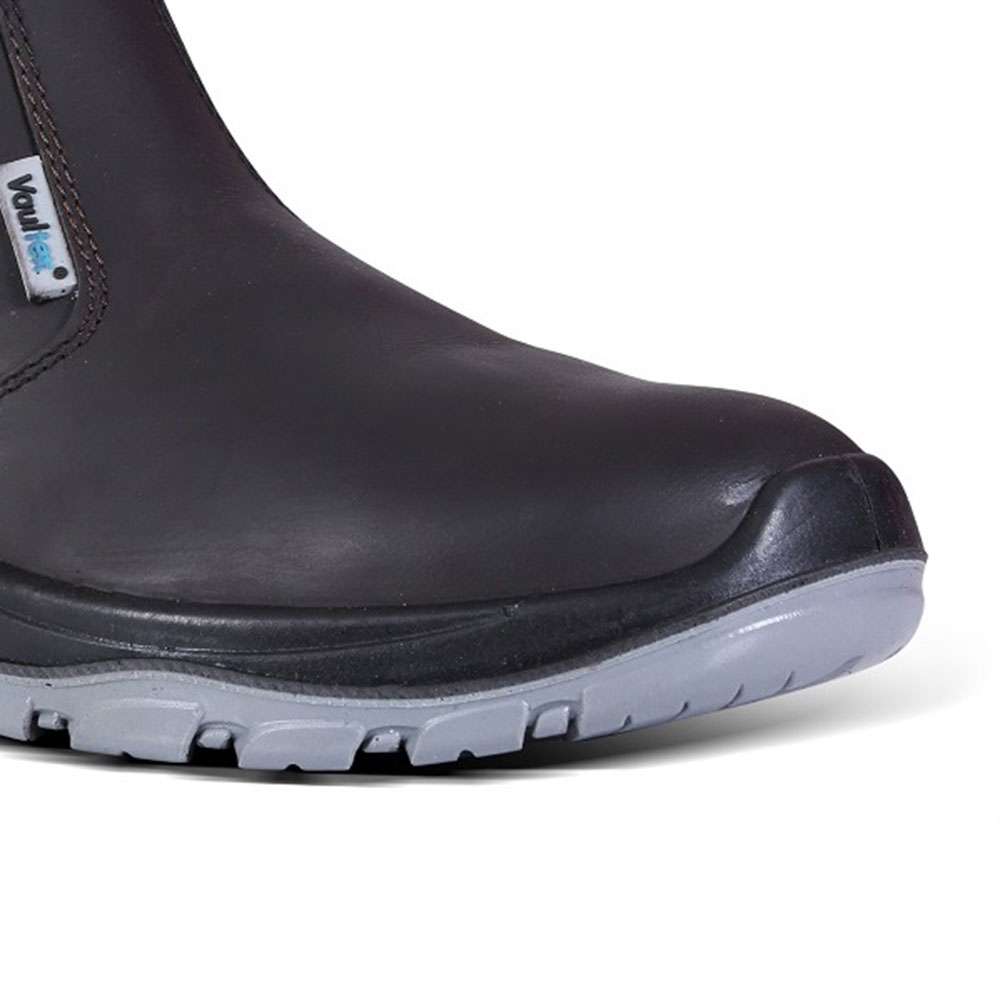 حذاء الأمان فولتكس (CBI) مرتفع الكاحل بمقدمة فولاذية لحماية الأصابع باللون البني  2