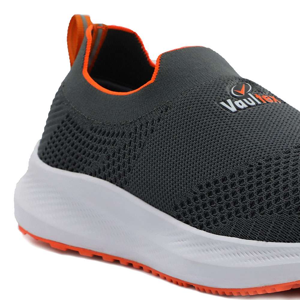 Vaultex COC Low Ankle Steel Toe Safety Shoe, Grey/Orange, 44 1