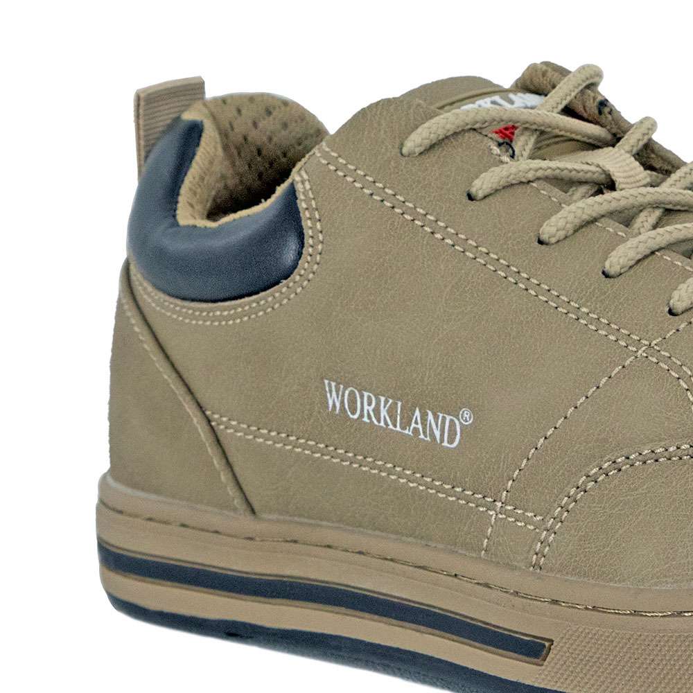 Workland CUD Anti Slip Executive Steel Toe Safety Shoe Beige 38