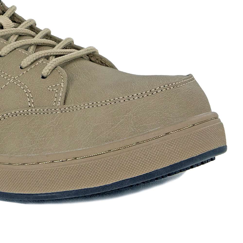 Workland CUD Anti Slip Executive Steel Toe Safety Shoe - Beige 3