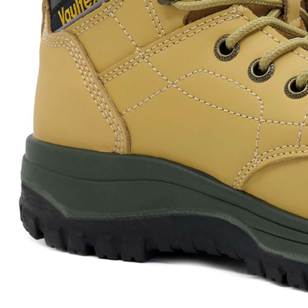 Vaultex DAD High Ankle Steel Toe and Mid-Plate Safety Shoes - Honey, 44 2