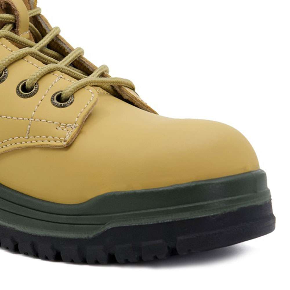 Vaultex DAD High Ankle Steel Toe and Mid-Plate Safety Shoes - Honey, 44 4