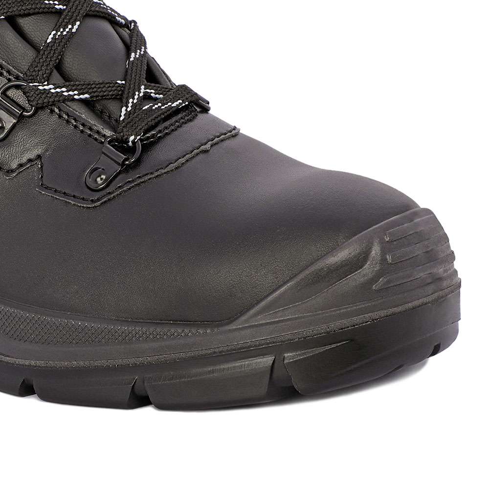 Zecchin IMO High Ankle hike Steel Toe Safety Shoes, Black, 39 3
