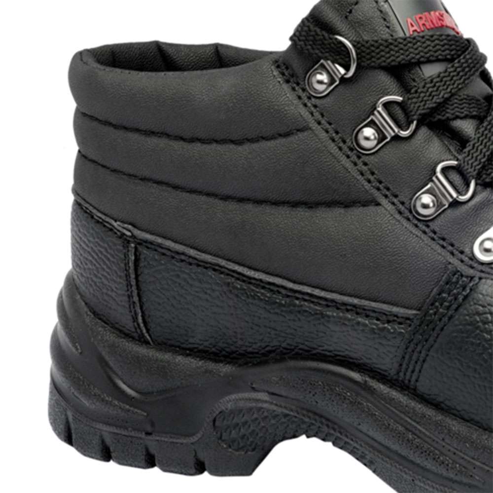 Armstrong MB High Ankle Steel Toe Safety Shoes, Black, 38 1