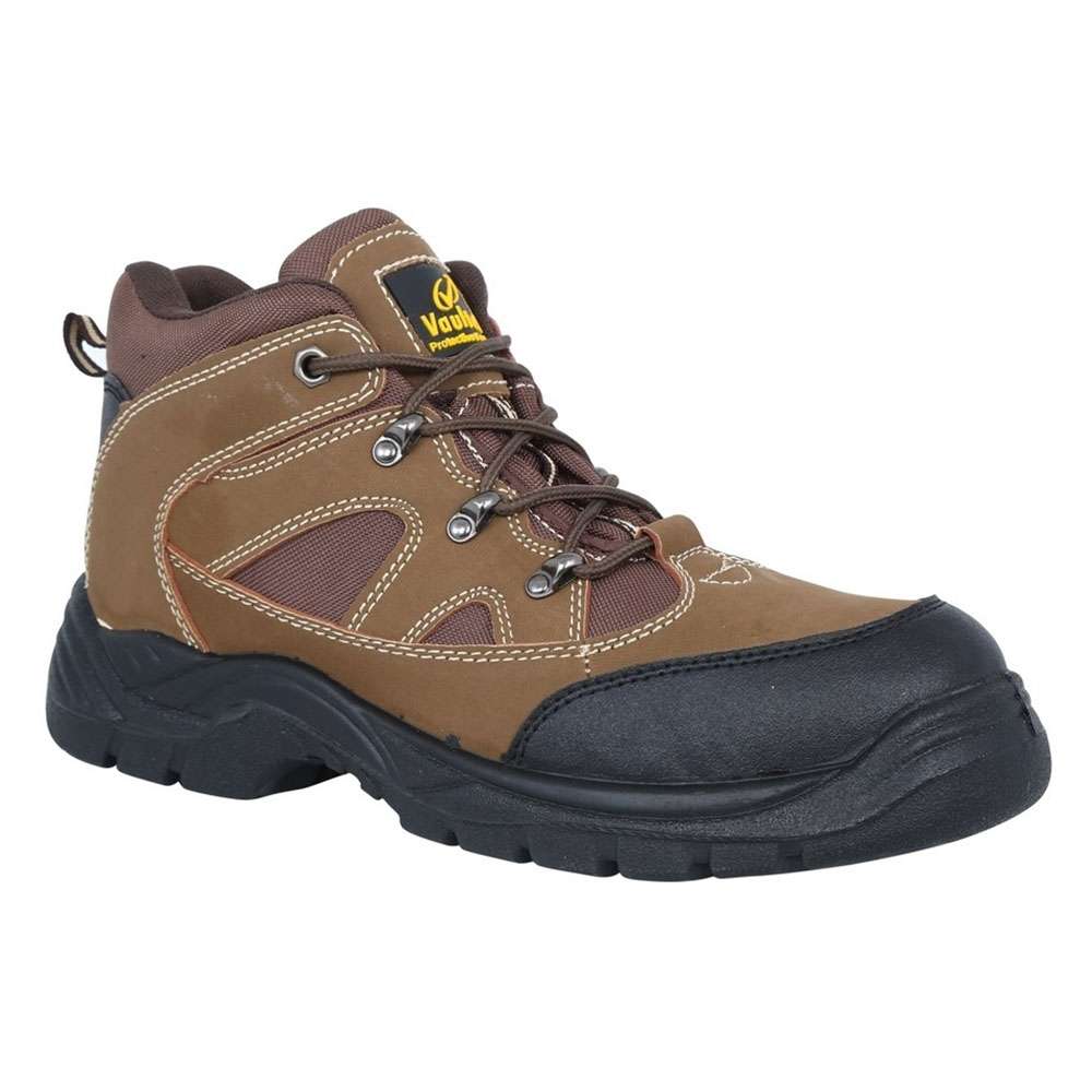 Vaultex MSH High Ankle Safety Shoes, Honey, 42 0