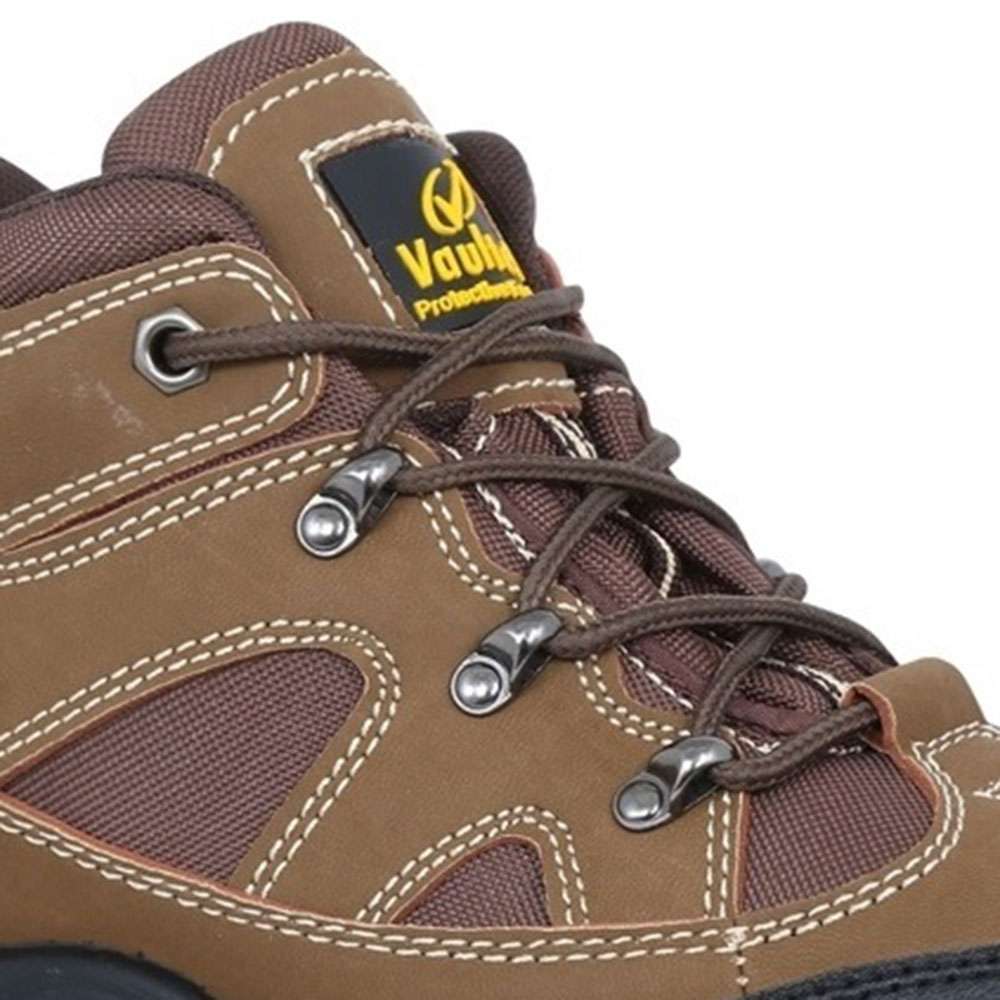 Vaultex MSH High Ankle Safety Shoes, Honey, 42 2