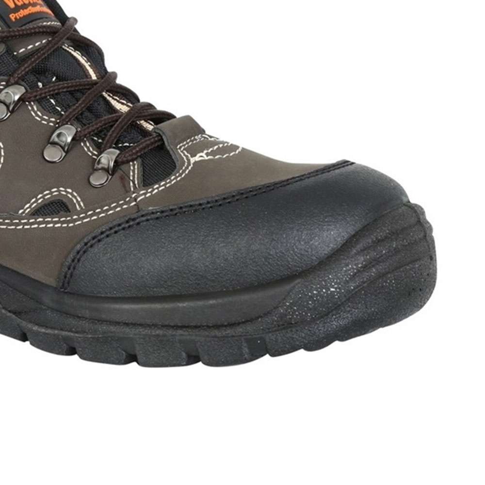 Vaultex MSR High Ankle Safety Shoes, Brown, 42 3