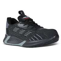 Workland QNO Low Ankle Composite Toe Safety Shoes, Black/Grey, 38