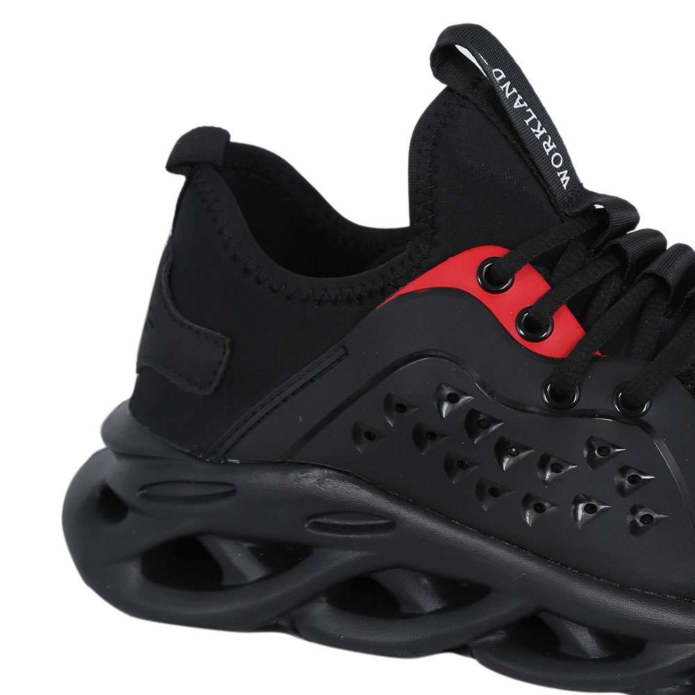 Workland RBK Low Ankle Steel Toe Safety Shoe, Black, 45 1