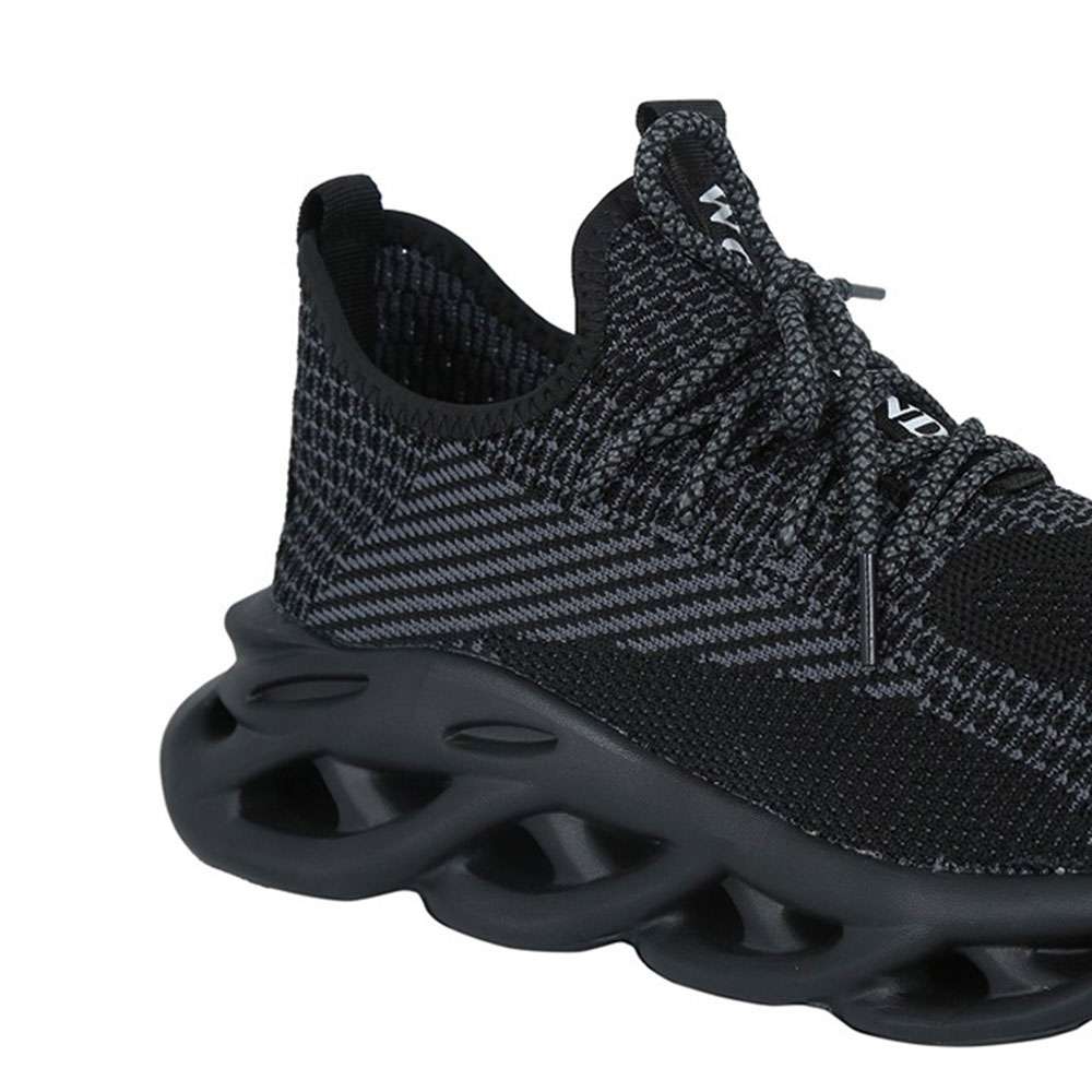 حذاء الحماية وركلاند (Workland) منخفض الكاحل بحماية فولاذية لأصابع القدم باللون الأسود موديل (SCR) قياس (38) 1