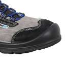Vaultex UCK Low Ankle Suede Leather Steel Toe Safety Shoes, Grey/Black 3