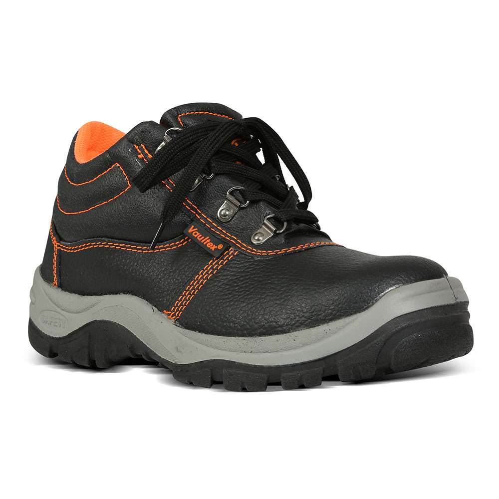 Vaultex VBL High Ankle Steel Toe Safety Shoes - Brown, 42