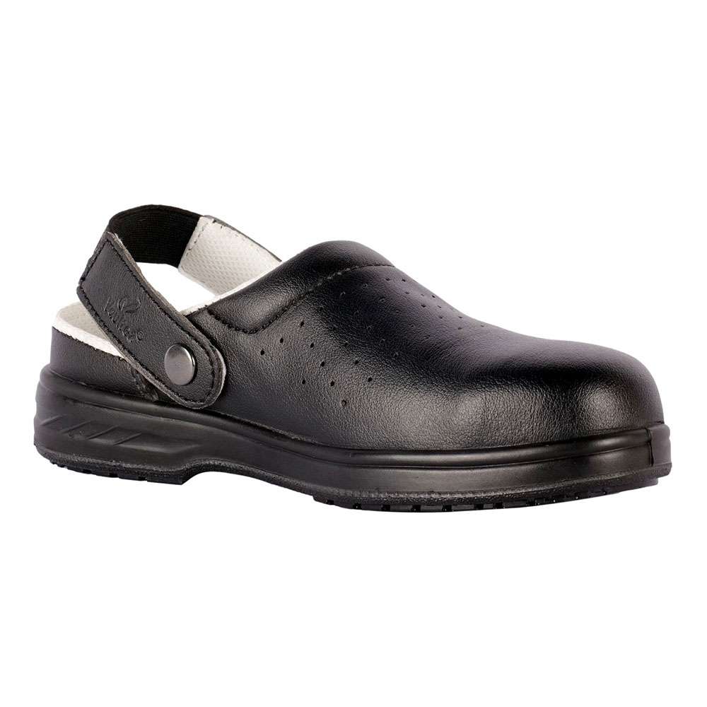 Vaultex VE12 Steel Toe Safety Clog Shoes, Black, 38 0