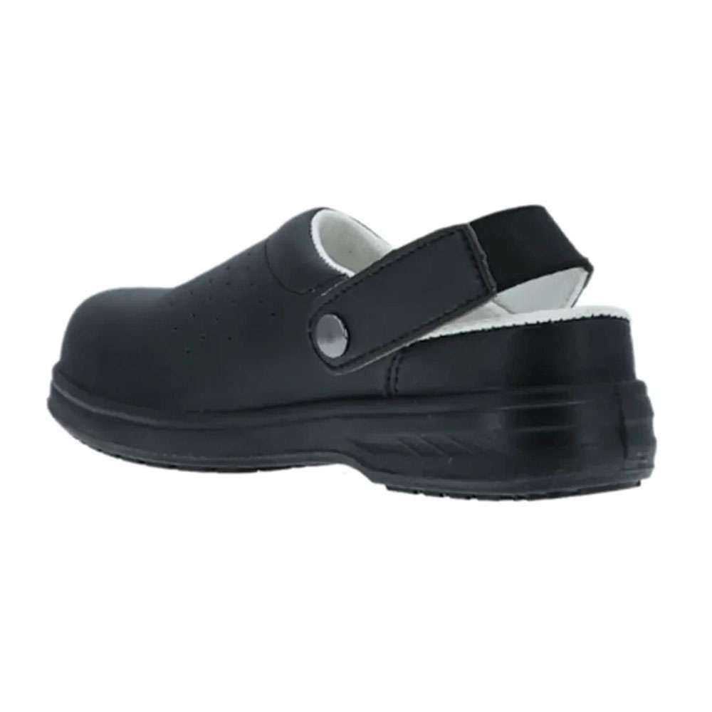 Vaultex VE12 Steel Toe Safety Clog Shoes, Black, 38 1