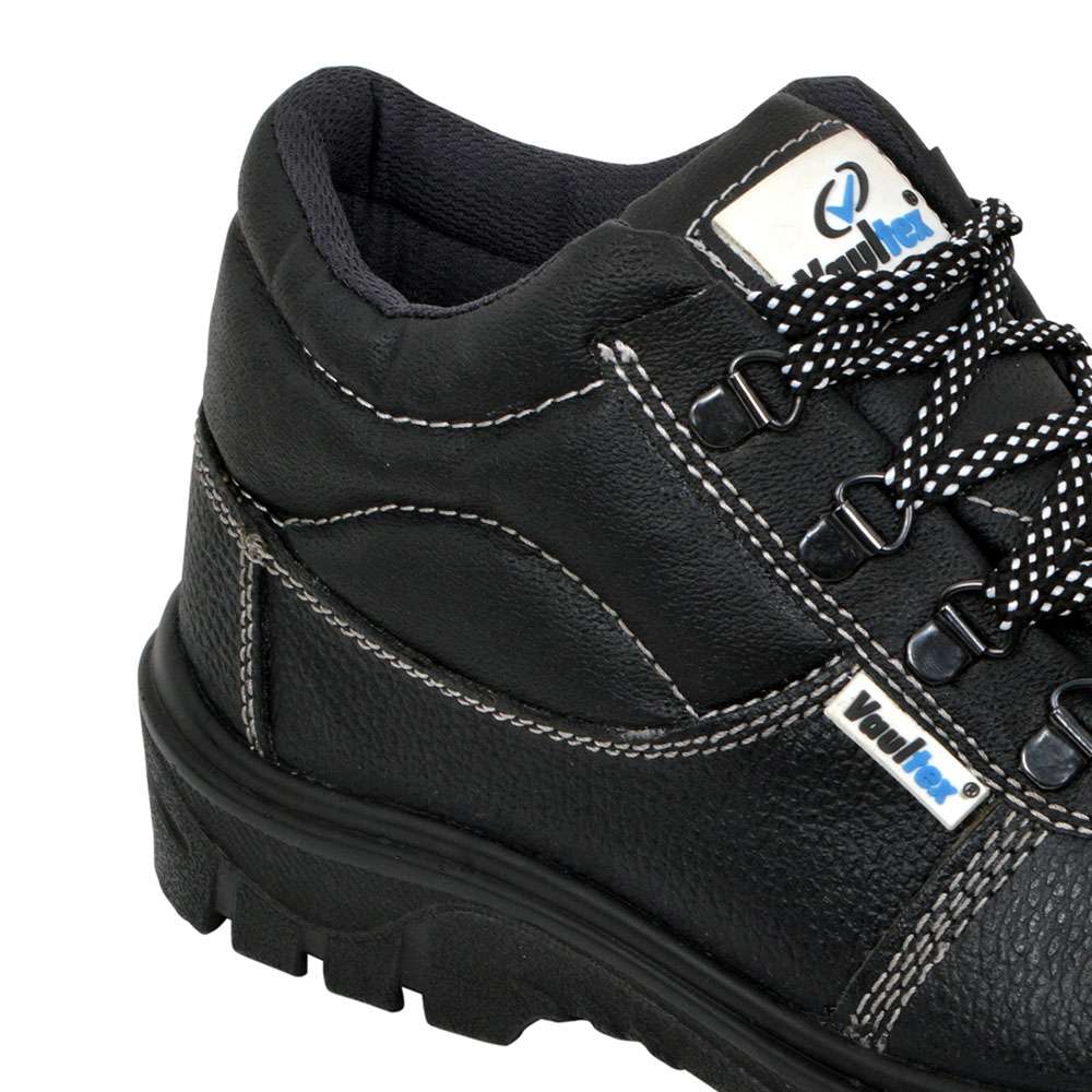 Vaultex VJS6 High Ankle Safety Shoes - Black, 44 2