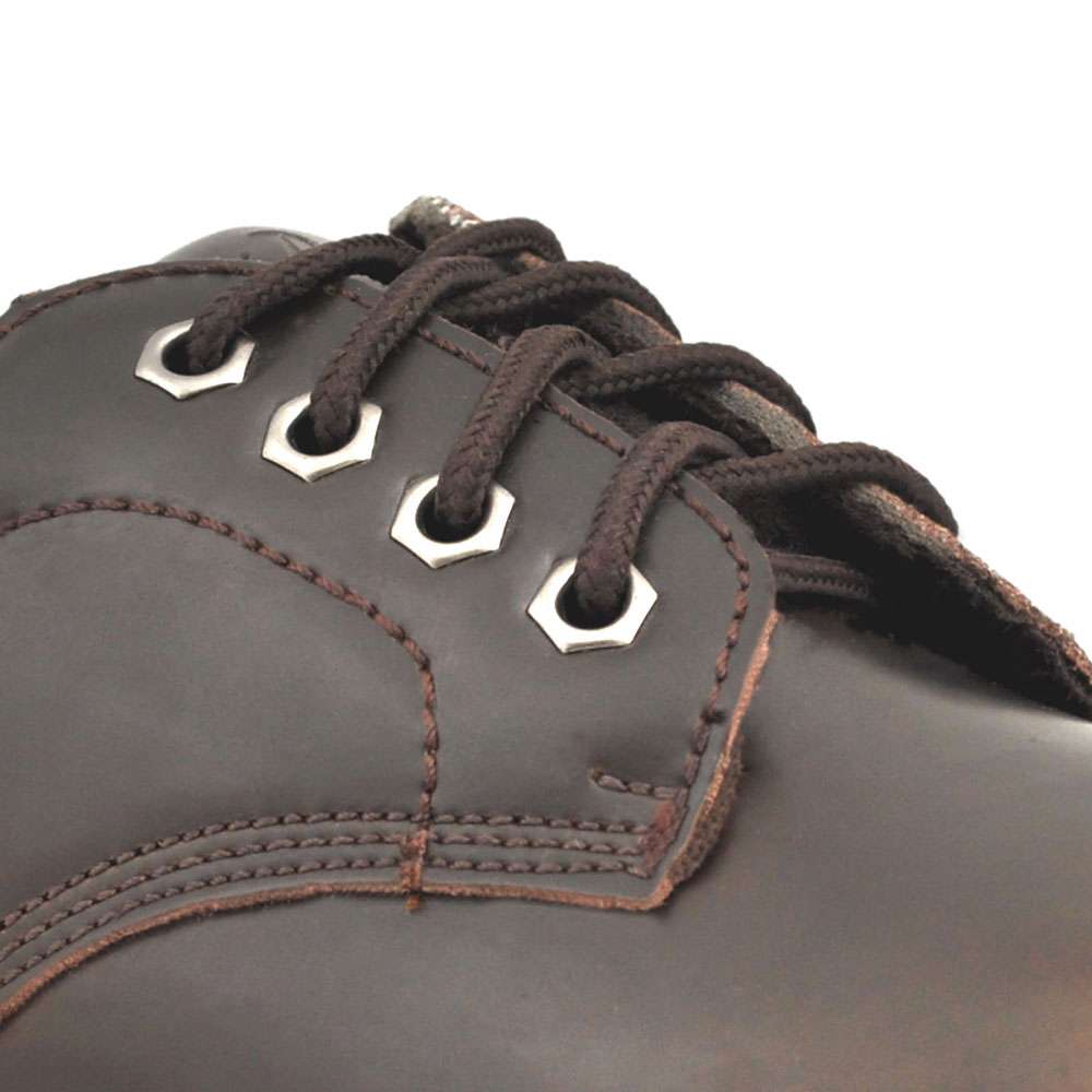 Vaultex VTI Leather Executive Safety Shoes - Brown, 41 3