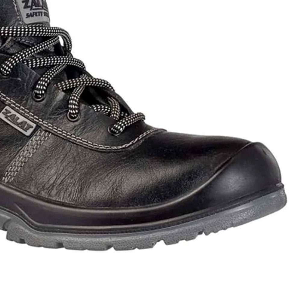 Zalat ZAK High Ankle S3 SRA Steel Toe Safety Shoes, Black, 46 3