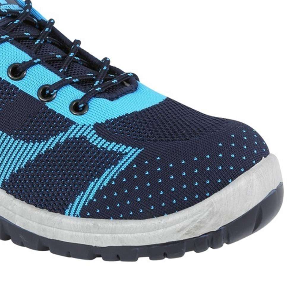 حذاء الحماية أرمسترونج (CPMP) منخفض الكاحل بحماية فولاذية لأصابع القدم باللون الأزرق و الأزرق البحري قياس (46) 3