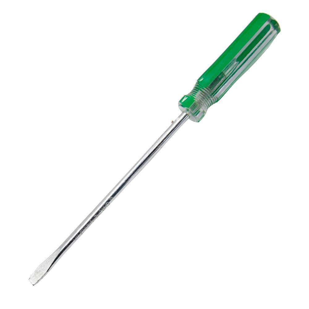 10" CrV Steel Flat Head Screwdriver 0