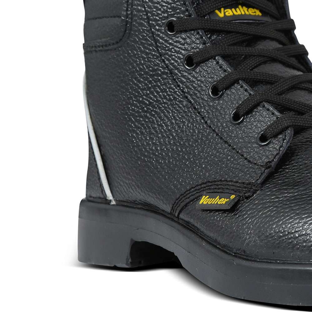 Vaultex VNA High Ankle Steel Toe Safety Shoes, Black, 39 1