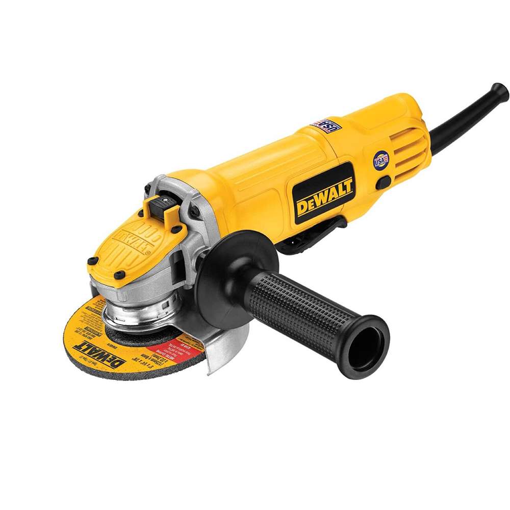 الجلاخة الزاوية (DWE4120-B5) من (Dewalt) استطاعة (900W) ذات مفتاح المجداف قياس (115mm) 0