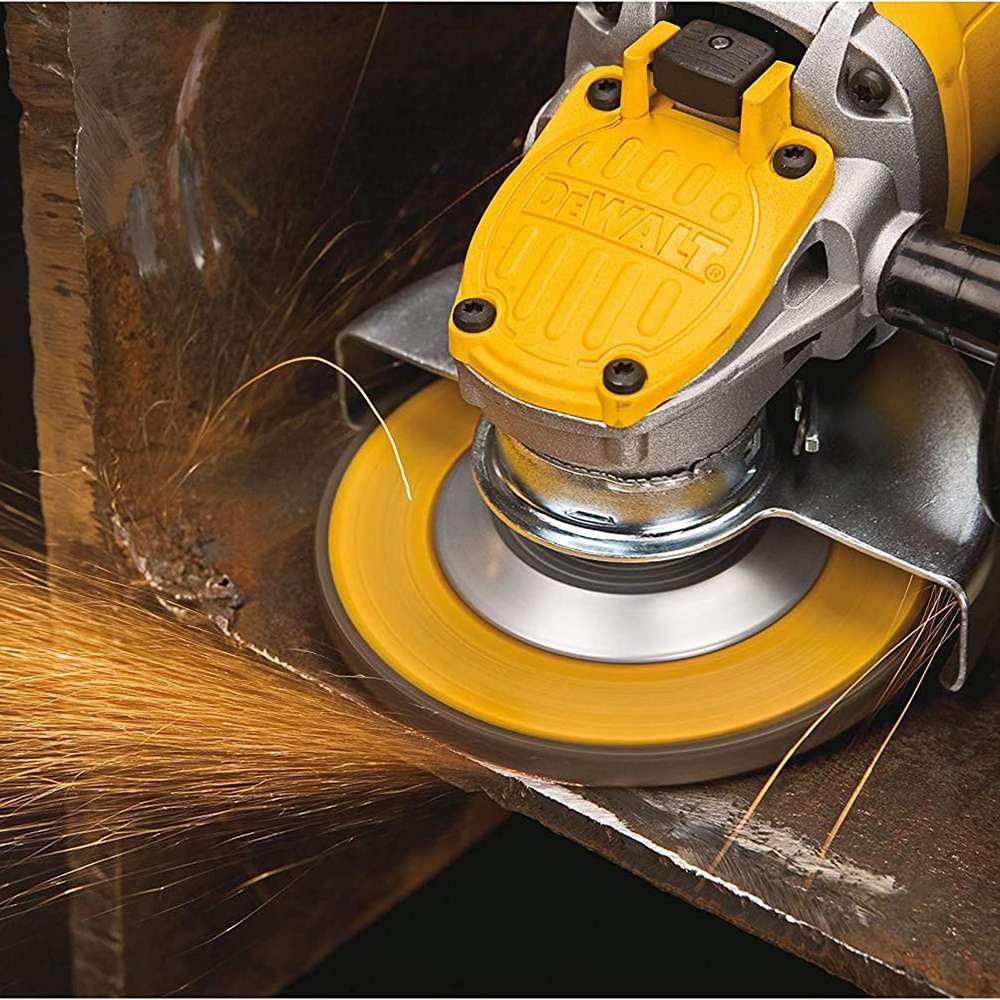 الجلاخة الزاوية (DWE4120-B5) من (Dewalt) استطاعة (900W) ذات مفتاح المجداف قياس (115mm) 4