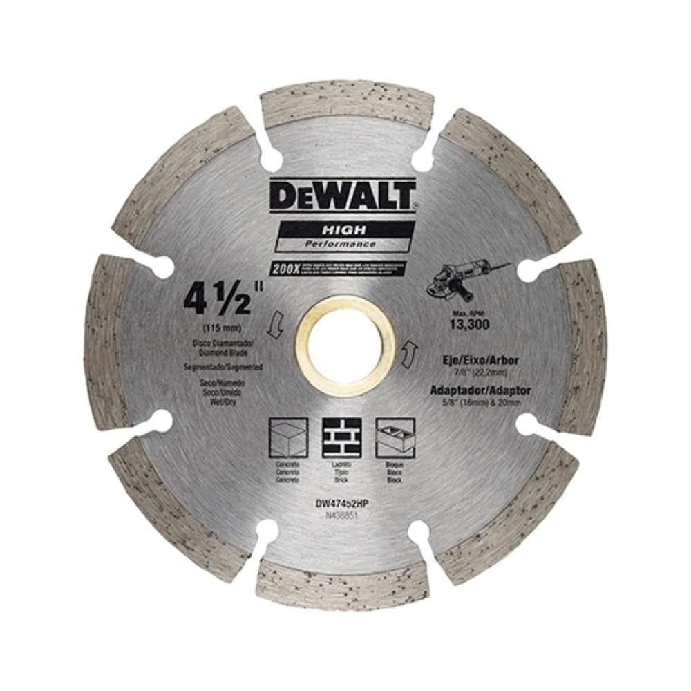 Dewalt Segmented Rim 4.5" DW47452HP 115mm X 7mm X 22.2mm 0